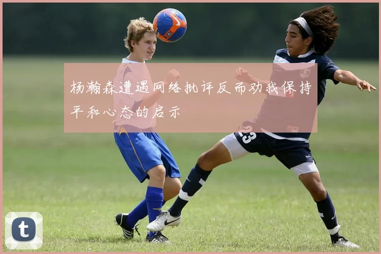 杨瀚森遭遇网络批评反而劝我保持平和心态的启示